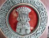 FDC101 Vintage Zarebski Malachite Mexican Wall Art

