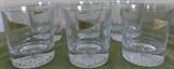 FDC119 Six Royal Crystal Rock Lead Crystal Tumblers
