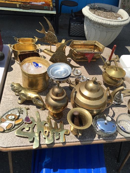 Just some of the brass items have more not pictured 