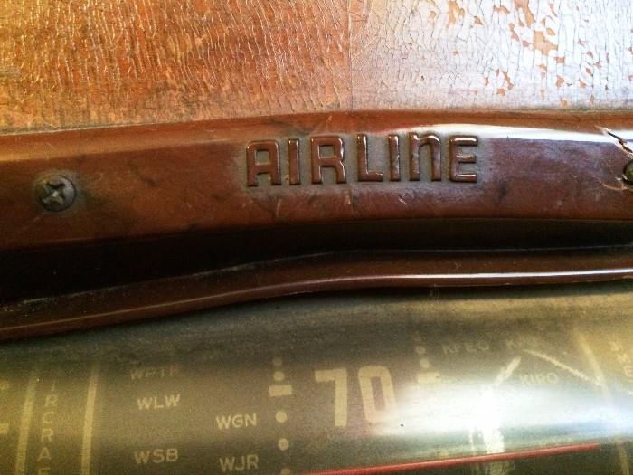 Vintage Radio Airline Brand Name