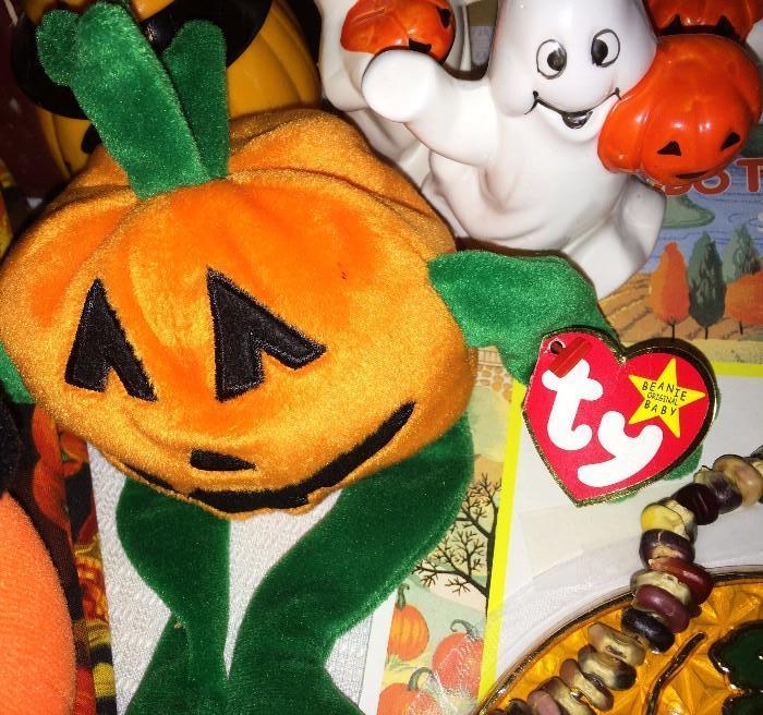 Ty Beanie Babies Pumpkin Halloween