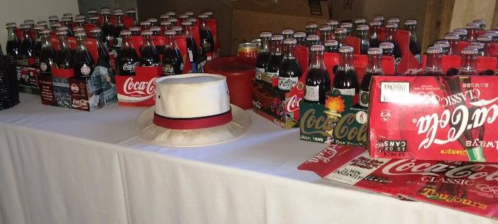 Coca-Cola Collectible Bottles, Hat, & More