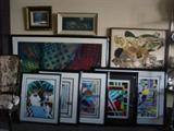 Fabulous selection of artwork!! Merf, Agam, Toulouse LaTrec, plus so many more!