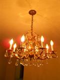 Crystal chandelier...