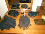 Vintage hats, purses
