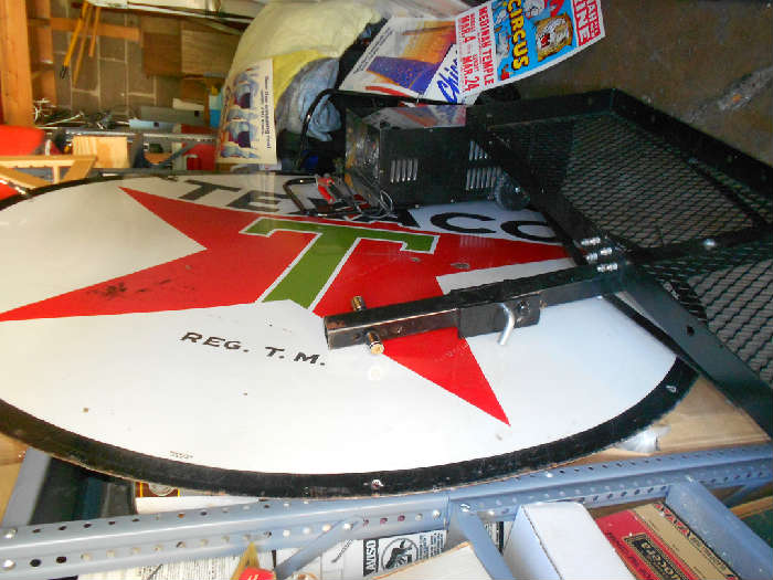 Texaco Porcelain sign 60" both sides!!