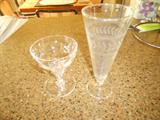 Sets of Crystal stemware