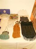 antique mesh and beaded purses