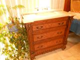 Wood & Marble Vanity with faucet