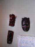African wood masks