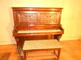 Hallet Davis & Co Upright Piano