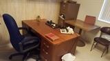 desk and office chair
