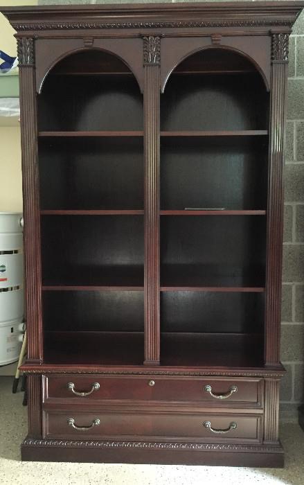 Mahogany Cabinet with lateral file drawer on the bottom