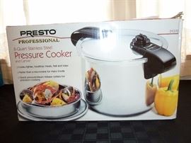 Presto Professional 8-Quart Stainless Steel Pressure Cooker