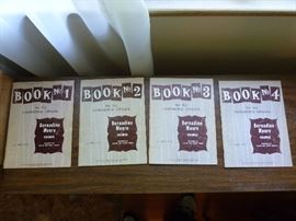 Set of 4 books for organ lessons