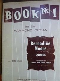 Hammond organ book