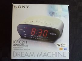 Sony clock radio