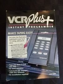 VCR Plus instant programmer
