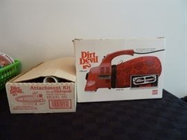 Dirt Devil and attachments