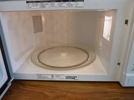 Clean Kenmore elite microwave