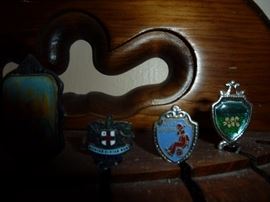 Spoon collection and wall display shelf