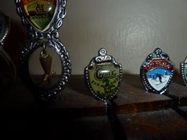 Spoon collection and wall display shelf