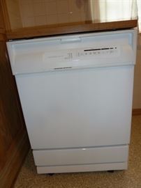 Portable Maytag Dishwasher with Wood counter top