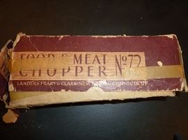 Antique Food and meat chopper