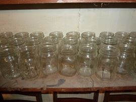 mason and ball jars