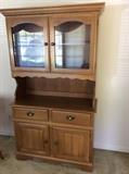 Maple Early American Hutch