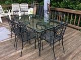Woodard Wrought Iron Table and Chairs