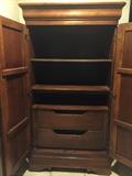 Cherry Armoire Interior