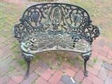 Antique Cast Iron Bench