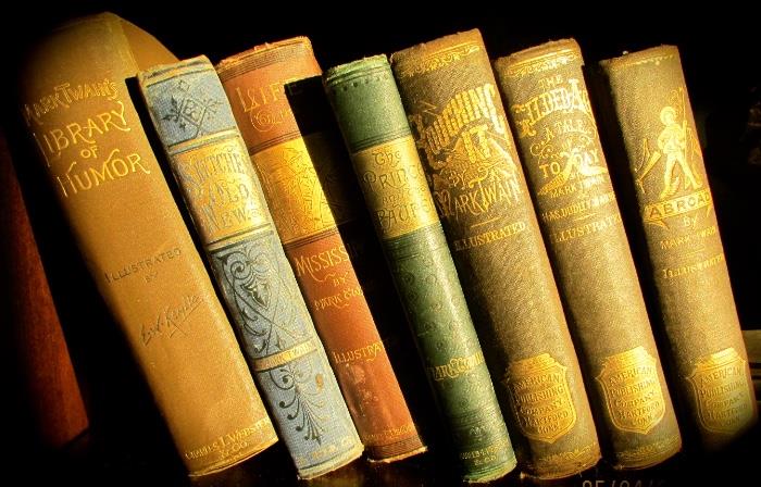 Vintage and new books- including  MARK TWAIN 