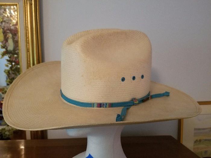 Stetson straw hat