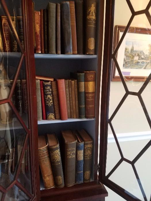 Grouping of vintage books, including Mark Twain