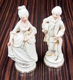 Louis & Antoinette Porcelain Figurines (7.5" tall)  19.50 pair
