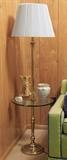 Floor Lamp w/Glass Table  90.00
