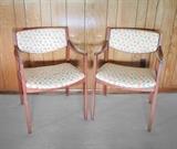 Mid Century Modern Gunlocke Chairs (2)  525.00 pair
