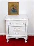 White Painted Nightstand  30.00
