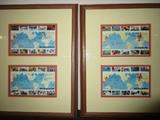 Framed Stamp Collectibles