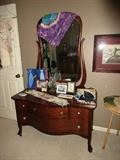 Antique Dresser with Mirror