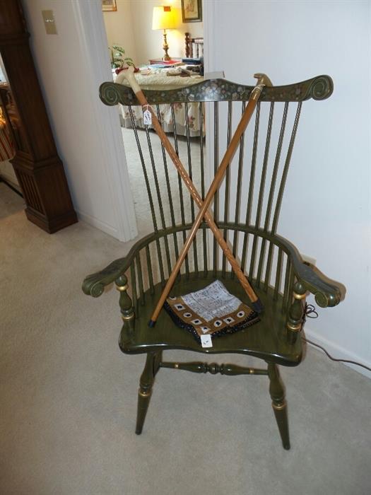 Hand Painted Hitchcock Chair