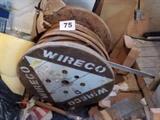 Large spool of copper wire 