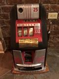 1946-48 Vintage 25 cent Mills High Top slot machine.  Works well.  Legal in all 50 states.  