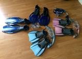 Nice Snorkeling Fins and Goggles' and Mask 