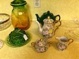 Antique porcelain set