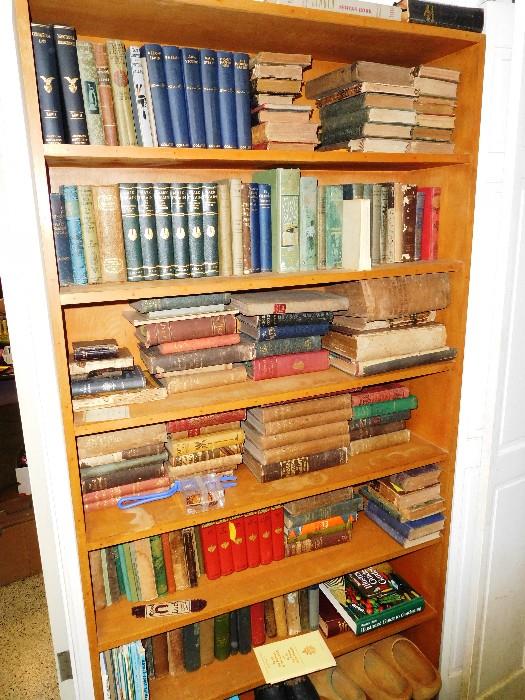 A sample of the many hundreds of old books