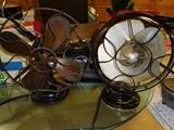 Antique fans - both work