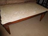 Italian marble top coffee table